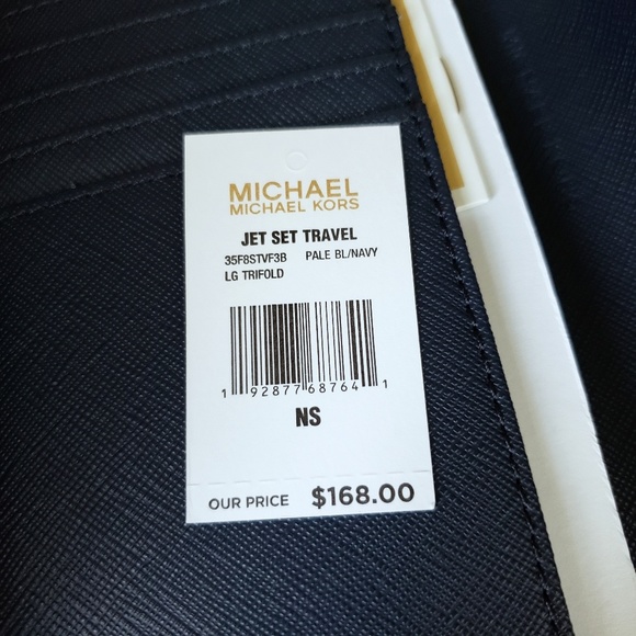 🎒Michael Kors Abbey Backpack and Wallet set blue - Picture 8 of 8